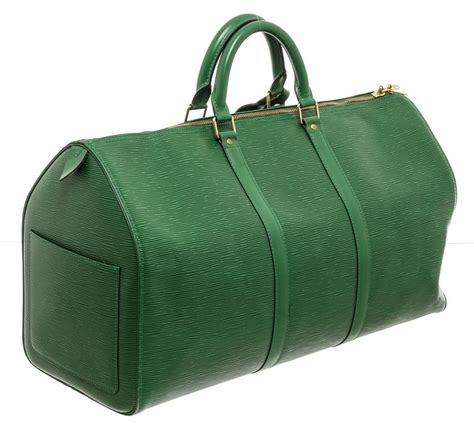 green lv bag|louis vuitton green duffle bag.